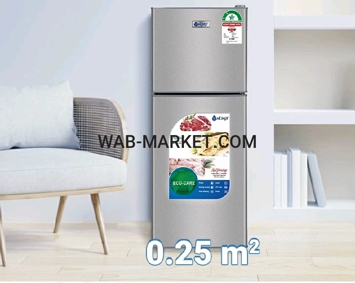 ECOMAX 138L Double Doors Fridge and Freezer BCD-138 Energy Saving Household Applicances Refrigerator