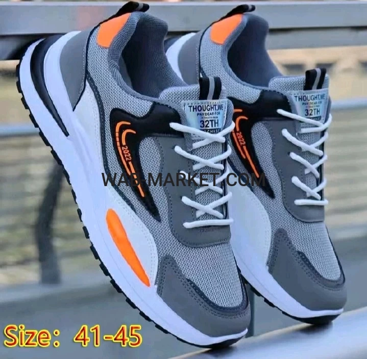 Men's fashion sneakers mesh surface outdoor sports shoes Students comfortable  shoes Boys walking shoes hiking shoes running shoes Casual shoes