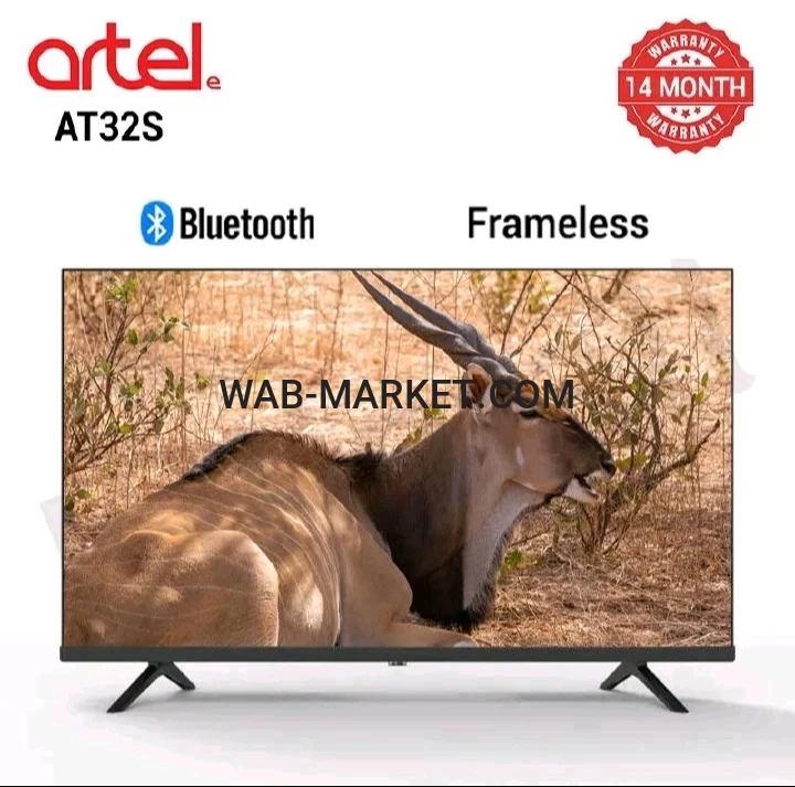 ARTEL 32 inch Frameless Bluetooth Smart TV(AT32S) Netflix Youtube Android AC Energy Saving Televison 1G+8G