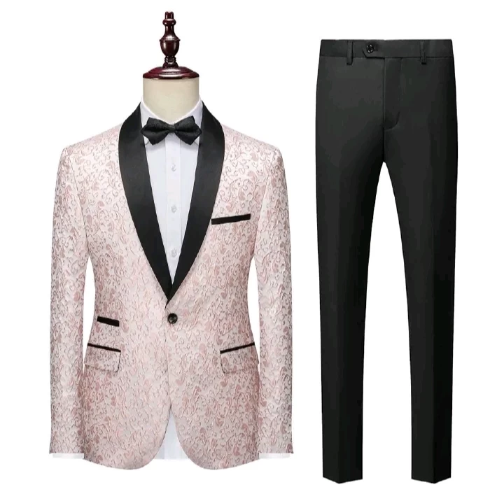 Africa's new foreign trade men's suit cross-border Amazon Express suit two-piece dress stage performance wedding light business men's suit