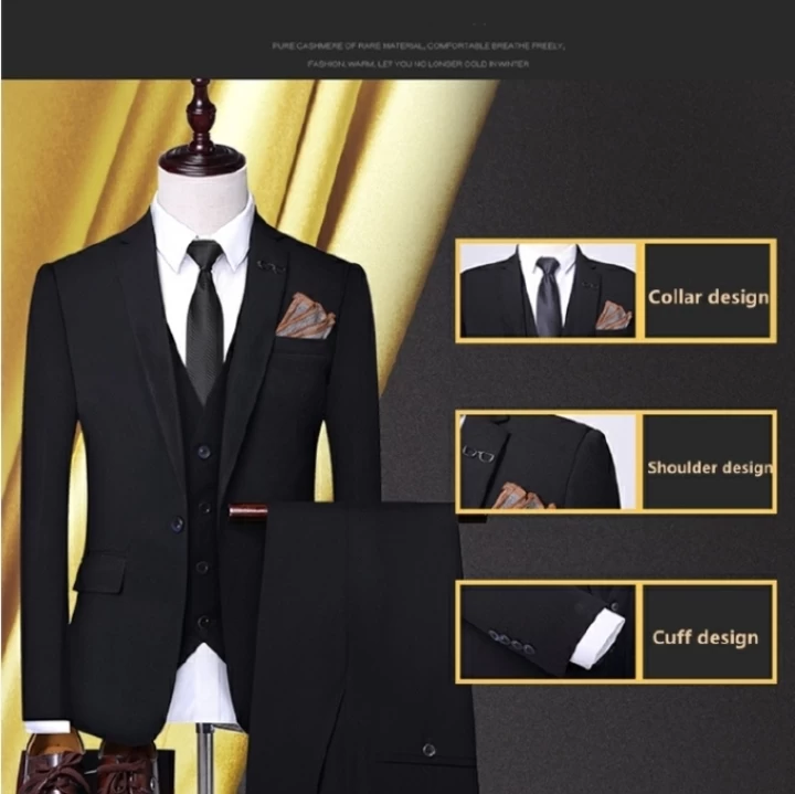 Africa's new foreign trade men's suit cross-border Amazon Express suit two-piece dress stage performance wedding light business men's suit