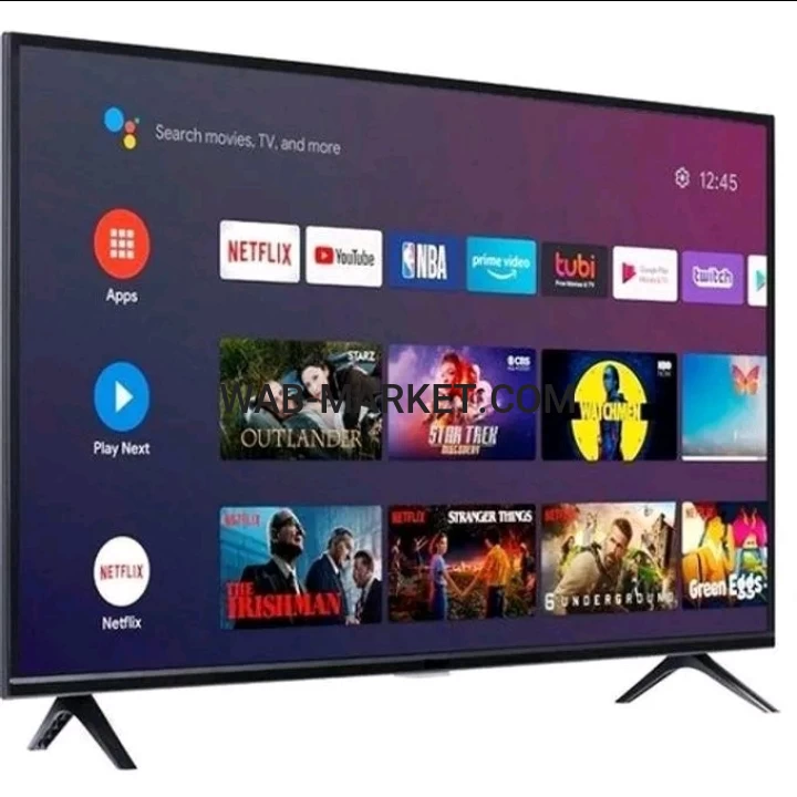 VITRON HTC 4388FS 43" INCH BLUETOOTH FRAMELESS FHD SMART ANDROID TV Inbuilt Decoder NETFLIX  YOUTUBE APP STORE 1GBRAM 8GBROM 3*HDMI Ports 2*USB Ports