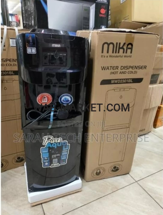 OFFRE DE LIQUIDATION Mika MWD2301BL, Noir, Distributeur d'eau chaude et froide