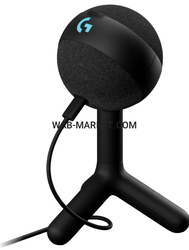 Logitech G Yeti Orb Microphone de jeu RVB à condensateur avec LIGHTSYNC, micro USB pour le streaming, cardioïde, USB Plug and Play pour PC/Mac - Noir