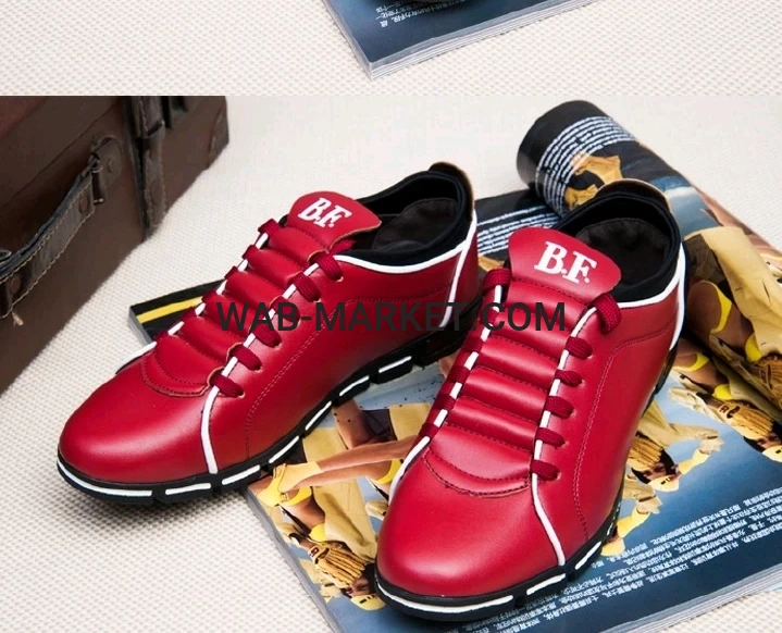 New Men Shoes Casual Sneakers Fashion Solid Leather Shoes Formal Business Sport Flat Round Toe Light Breathable202